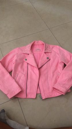 Justice Pink Jacket size 10