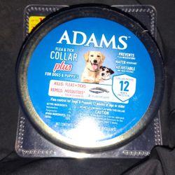 Adams Flea And Tick Collar Plus For Dogs And Puppies