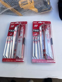 Milwaukee sawzall bi metal wood 20 pieces