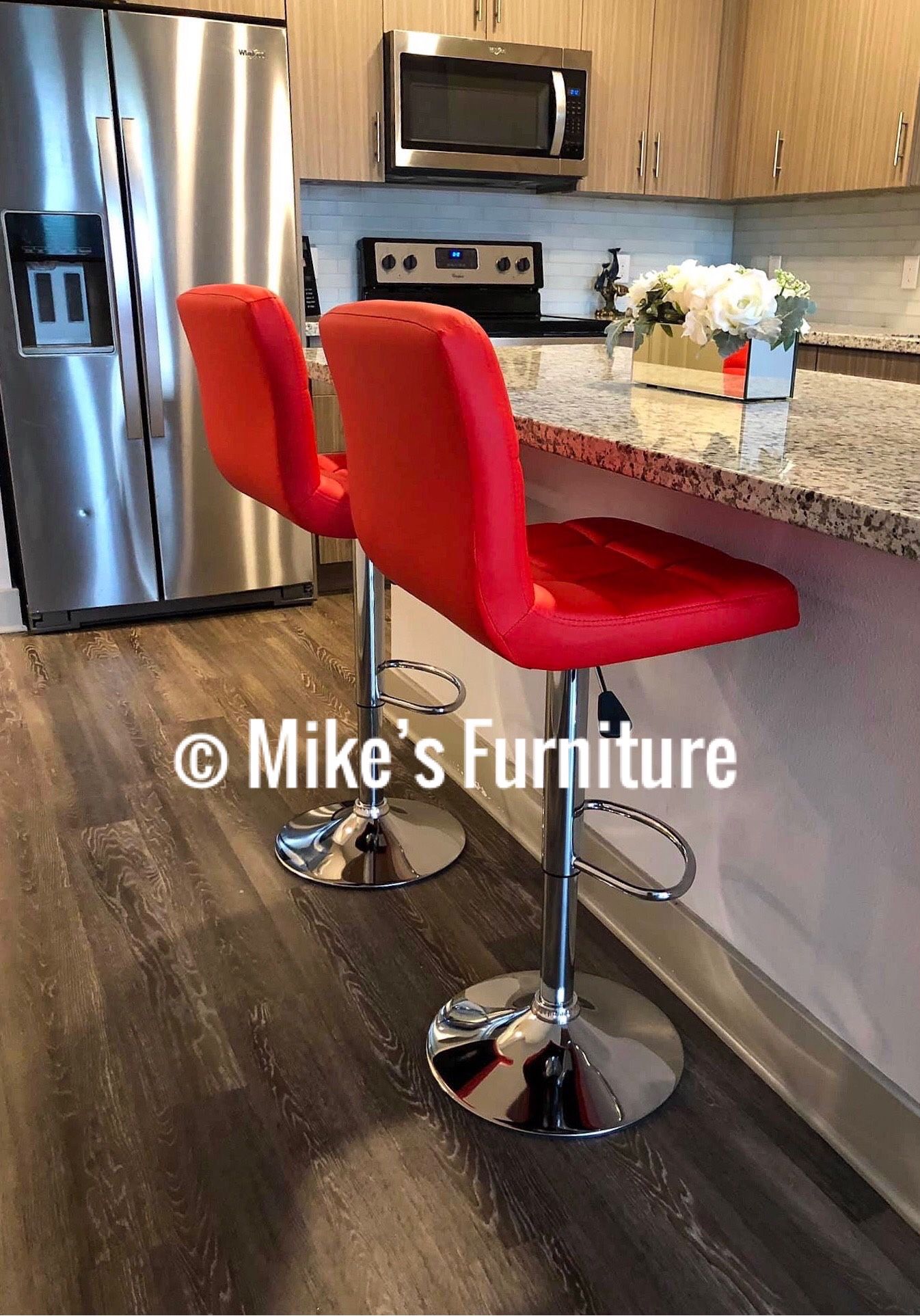 New Adjustable Bar Stools barstools barstool bar stool Sillas Dining Chairs chair chairs cadeiras (4 colors Red Black White Gray)