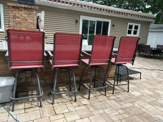 4 outdoor bar stools