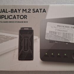Dual-Bay M.2 Sata Duplicator and MSATA HARD DRIVE STORAGE BOX model DK300
Operating system Windows XP/7/8/10, MacOS
New (open, damage box)