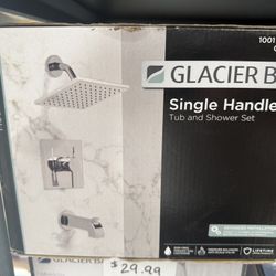 Glacier Bay Single Handle Run And Shower Set