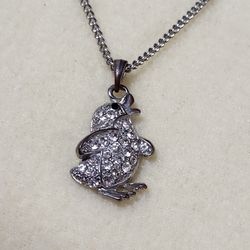 Crystal Penguin Necklace