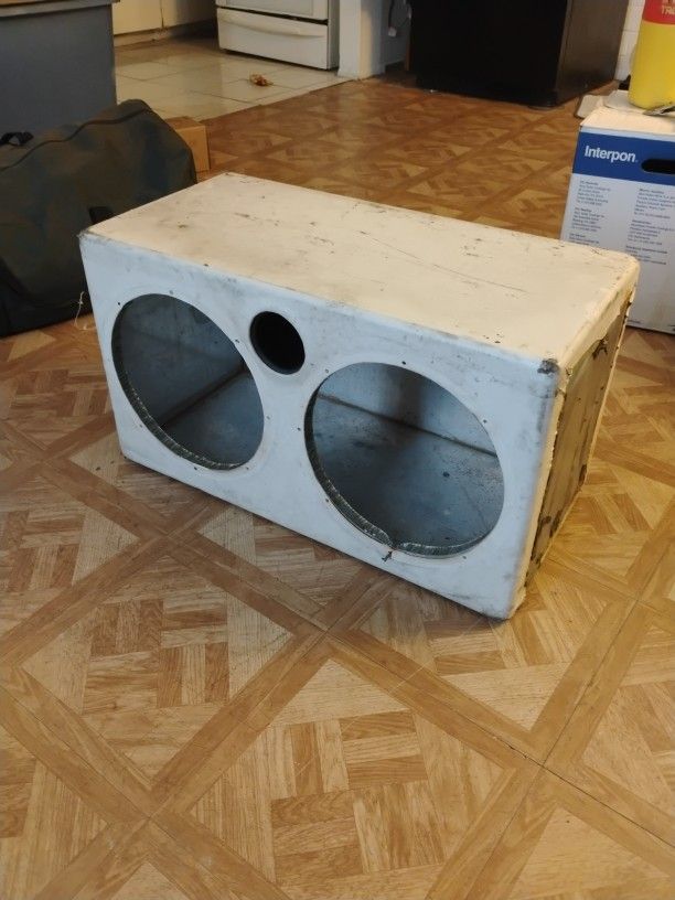 All Metal Dual 12" Subwoofer Box