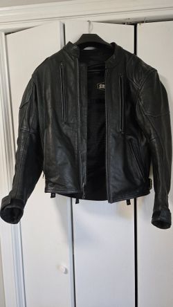 Street and Steel Leather Motorcycle Jacket Size Small
