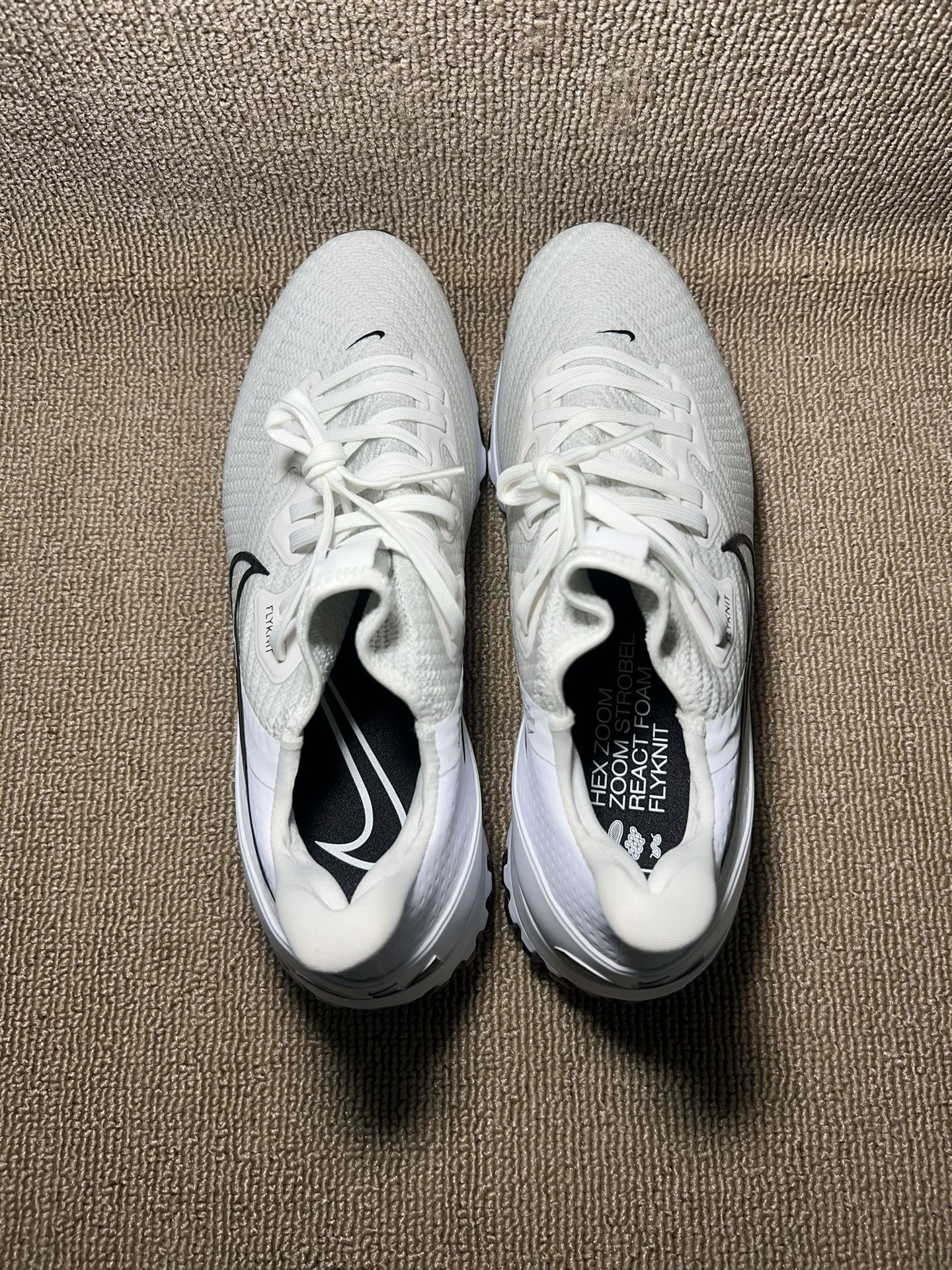 Nike Men's Air Zoom Infinity Tour 'White Black' Golf Shoes CT0540