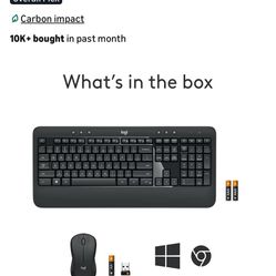 Logo Advanced MK545 Keyboard And Mouse