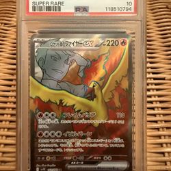 Japanese Team Rockets Moltres Ex Pokemon Card PSA 10 