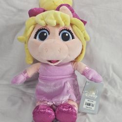 Disney Store Disney Junior Muppets Miss Piggy Small 14" Plush Toy EUC