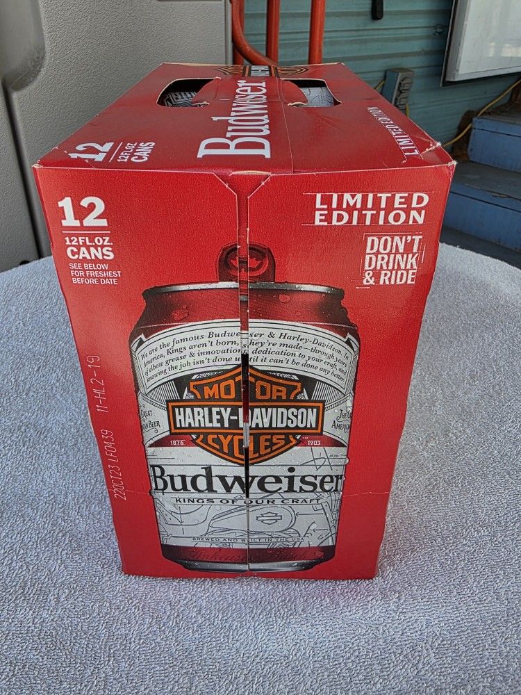 Harley Davidson Budweiser Limited Edition For Collection ONLY