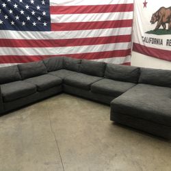 Free Delivery - West Elm 4 Piece Sectional Couch