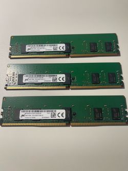 Memory RAM - 8 GB each