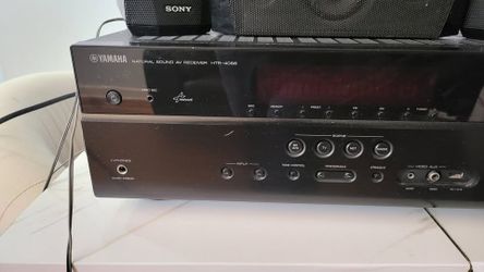 Yamaha HTR-4066BL: 5.1 Channel Receiver HDMI Input/Output 5/1 - Black + 6 speaker