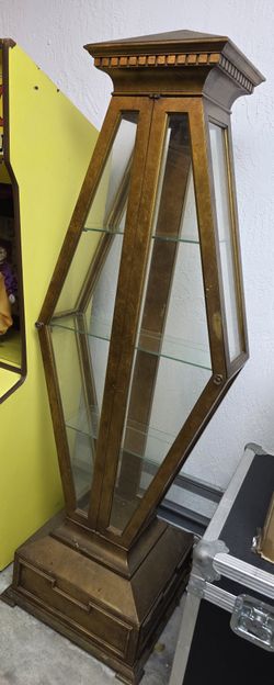 Glass Cabinet With Shelves