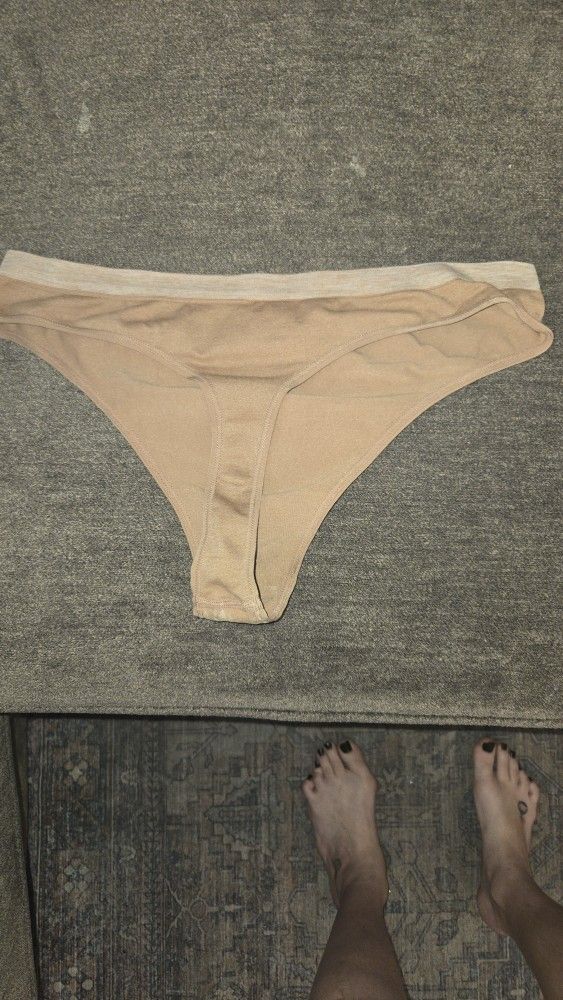 Beige Cotton Pantys