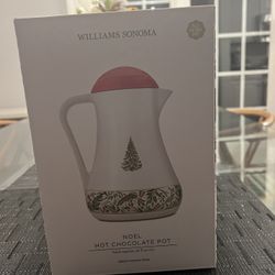 Williams Sonoma Noel Hot Chocolate Pot