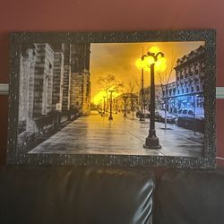 LED Wall Art with Back Light (Lamp Post)