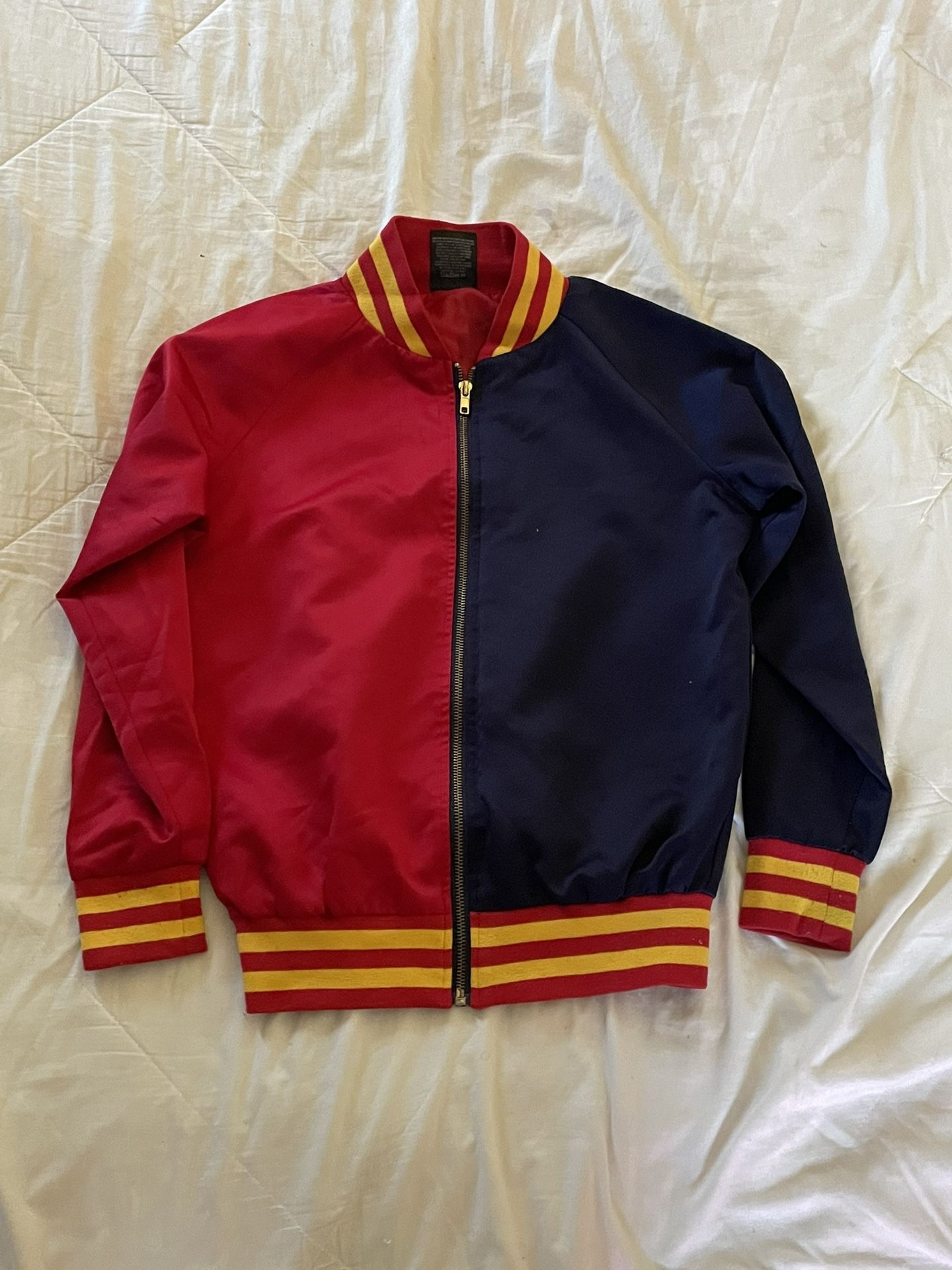 DC Kids Two-Tone Red and Blue Puffer Jacket