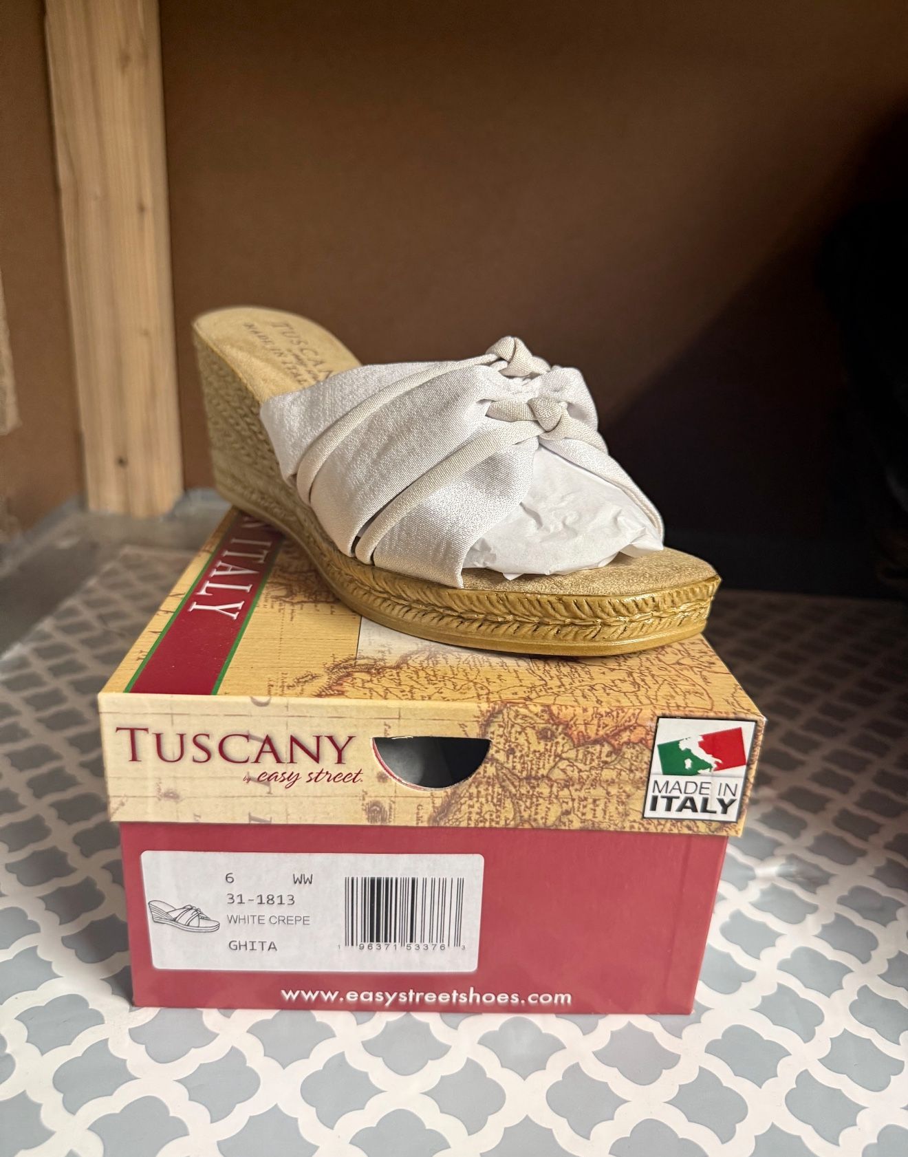 Easy Street Ghita Wedge Sandals