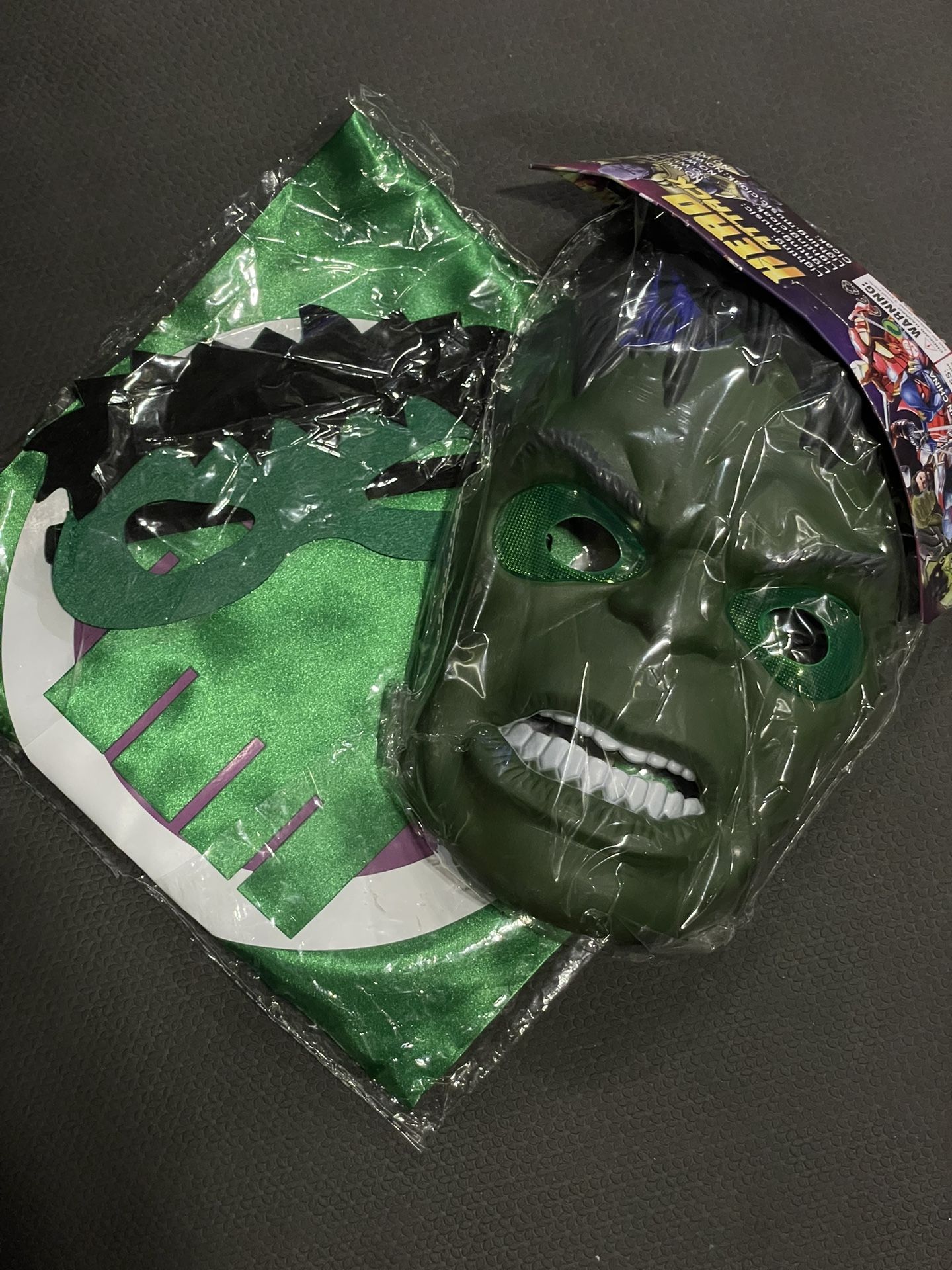 Hulk Mask And Cape
