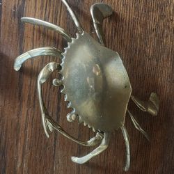 Brass Crab Shaped Ashtray