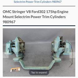 Omc Engine Mount Power Trim With Motor 