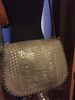 NWT Italian Handtooled leather purse Patricia Nash