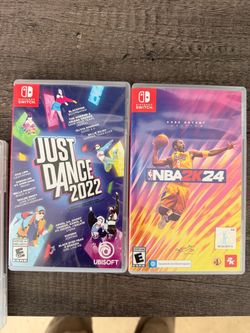 Nintendo Switch Games Bundle – Just Dance 2022 & NBA 2K24