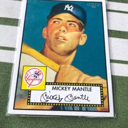 Mickey Mantle Baseball Card