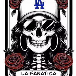 Skeleton Dodgers Sticker 