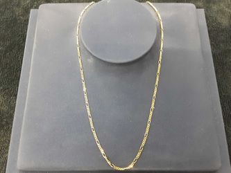 Figaro Chain - Yellow Gold 14k (.585) 4 grams 20 inch
