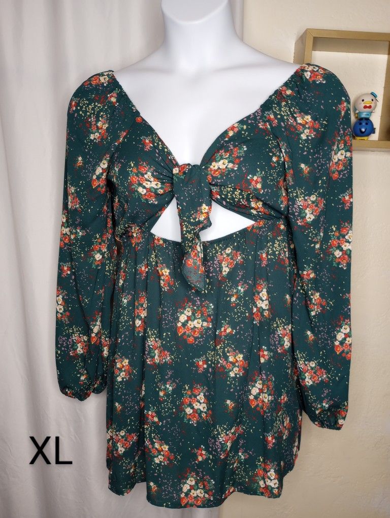 Beautiful Fall Dress Plus Size (XL) $10
