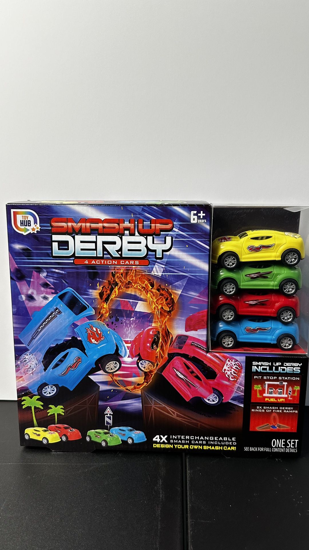 Smash Up Derby 4 Action Cars Toy
