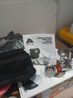 Propane/butane camp stove