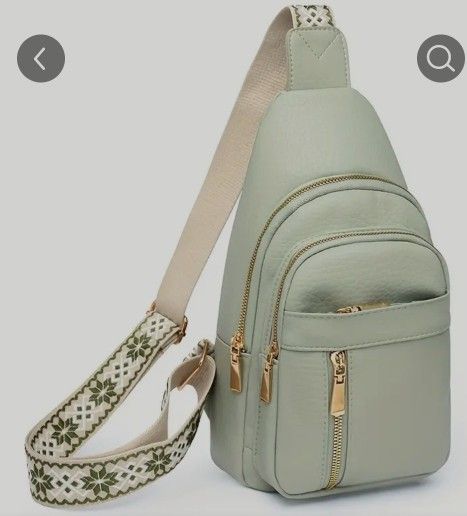 Green Vintage Shoulder Bag With Light Weight Leather