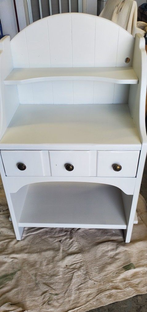 All Wood Nightstand/ Porch/end Table 40x27x16