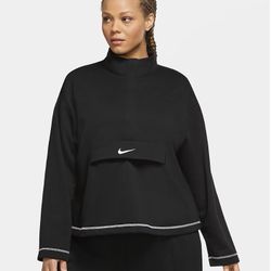 Nike Women's Sportswear Swoosh Half-ZIP Fleece Top PLUS 2X 