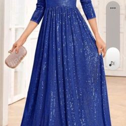 Vestido Para Fiestas  Brillante Talla XL