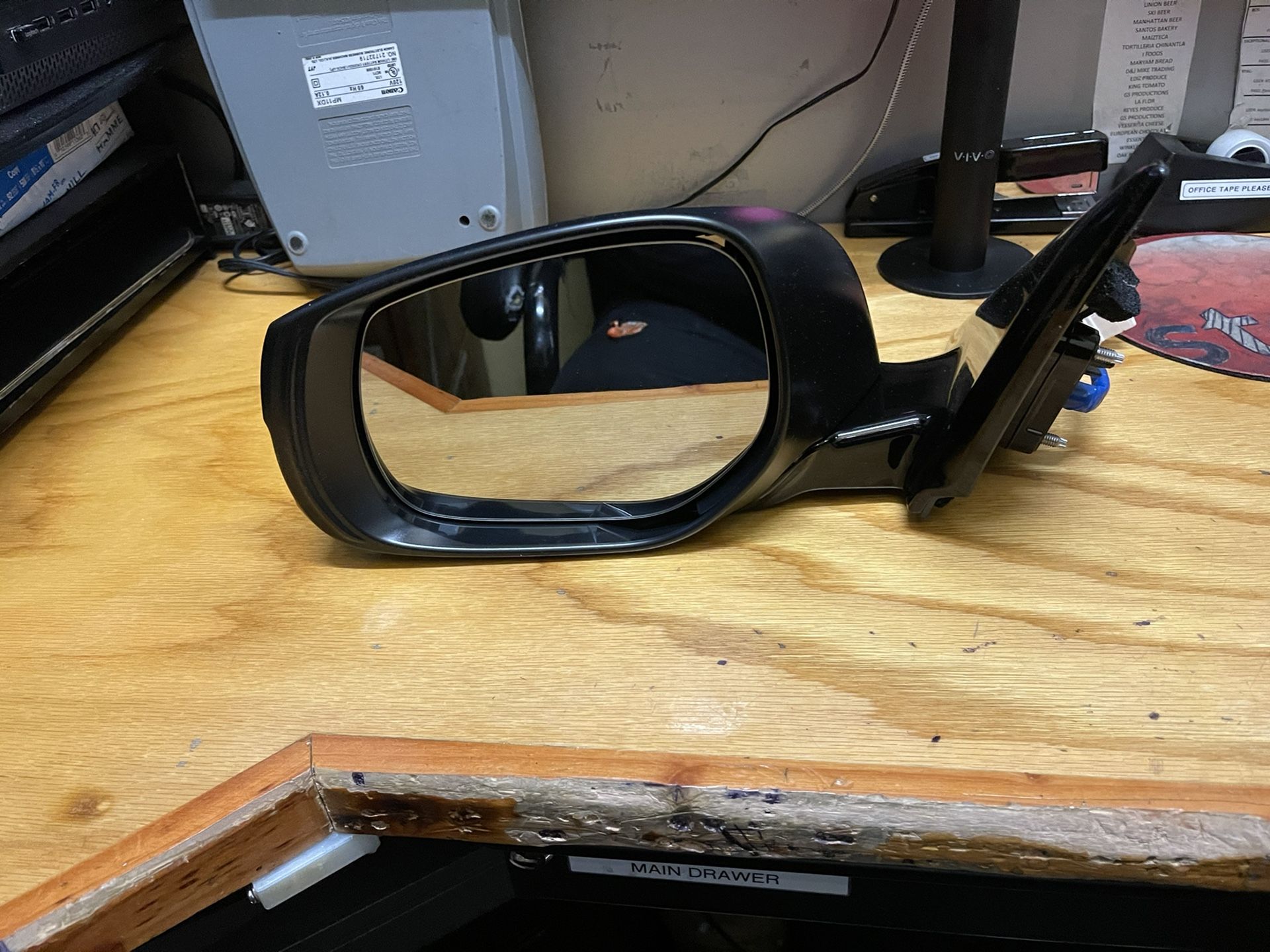 Q50 Drivers Side Mirror (w/o Surround View Cam) Brand New