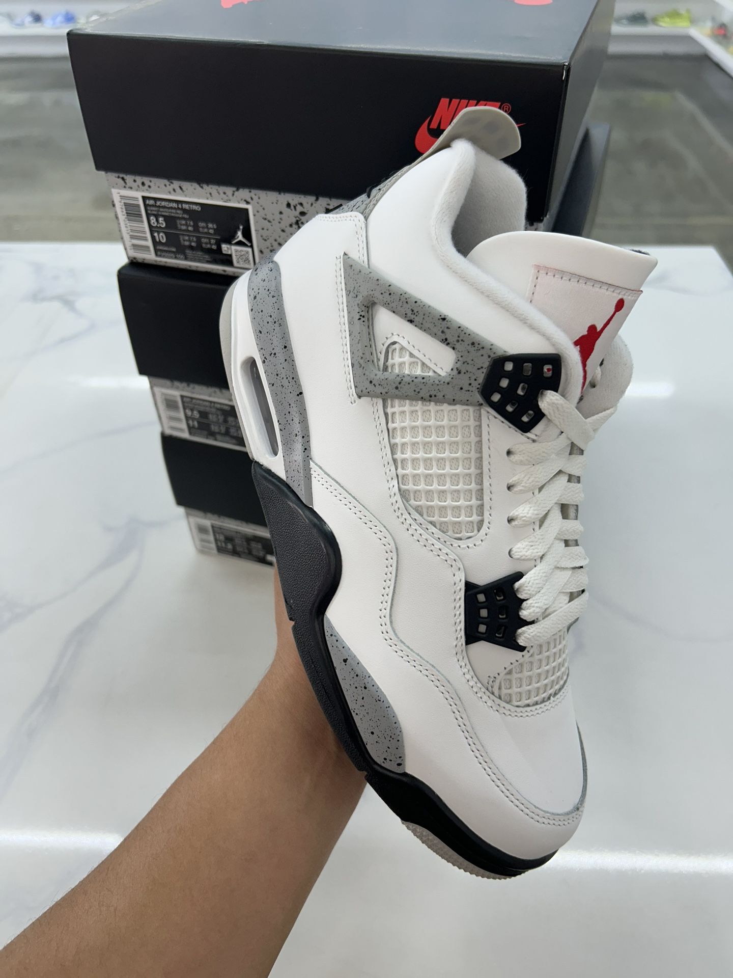 Air Jordan 4 Retro White Cement 2025 Brand New