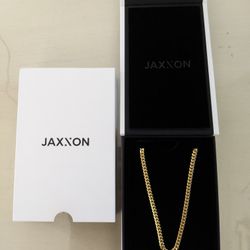 Jaxxon 24in Chain 14K Over 925 Sterling Silver 
