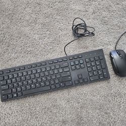 Dell Wired Computer Keyboard And Mouse