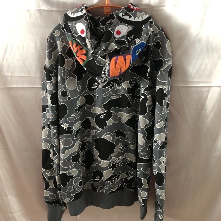 Men's Star Camo Shark Hoodie