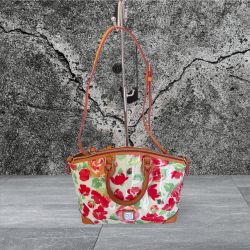 Dooney & Bourke Floral Patent Leather Satchel