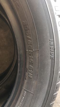 205/55/16 used tire in good condition for sale
