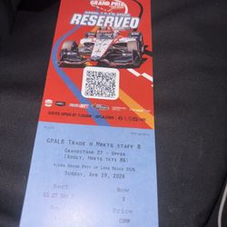 Grand Prix Ticket