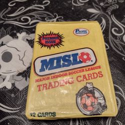 Soccer.  Premier Issue MISL 12 Card Packs.  1987.   11 Packs. $4 Per Pack Or  11 Packs For $30.  Cash Porch Pickup Redmond.