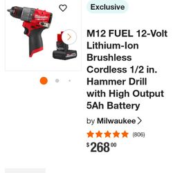 M12 High Out Put Hammer Drill