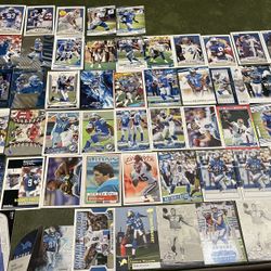 Lot Of 73 Detroit Lions Football Cards Stars-Rookie-Inserts Past & Present 